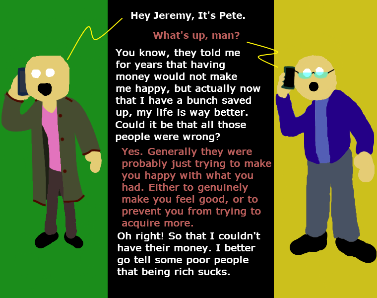 They don't believe him.