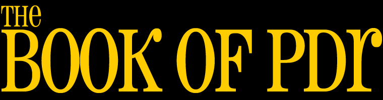 The Book of PDR