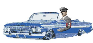 Hitler in Low Rider animated gif